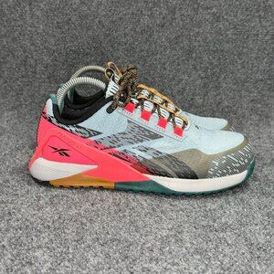 Reebok Nano X1 Adventure Work Shoes Women's Size 8W Slate Blue Athletic Comp Toe